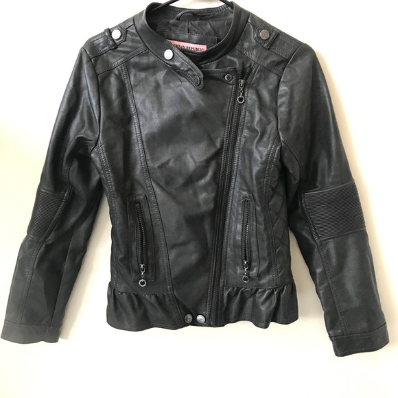 Urban Republic Other - URBAN REPUBLIC Army Green Pleather Jacket